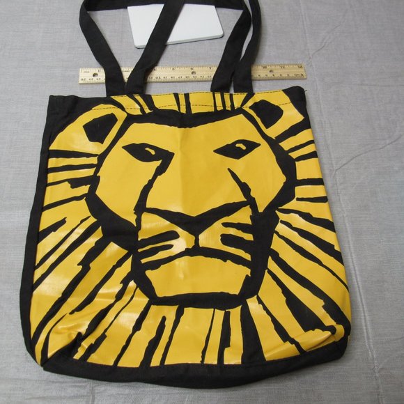 The Lion King Canvas Tote Bag Disney Theatrical Group Broadway Spell Out Logo  G - Picture 6 of 12